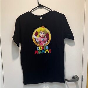 Super Mommy Black Kids T-Shirt